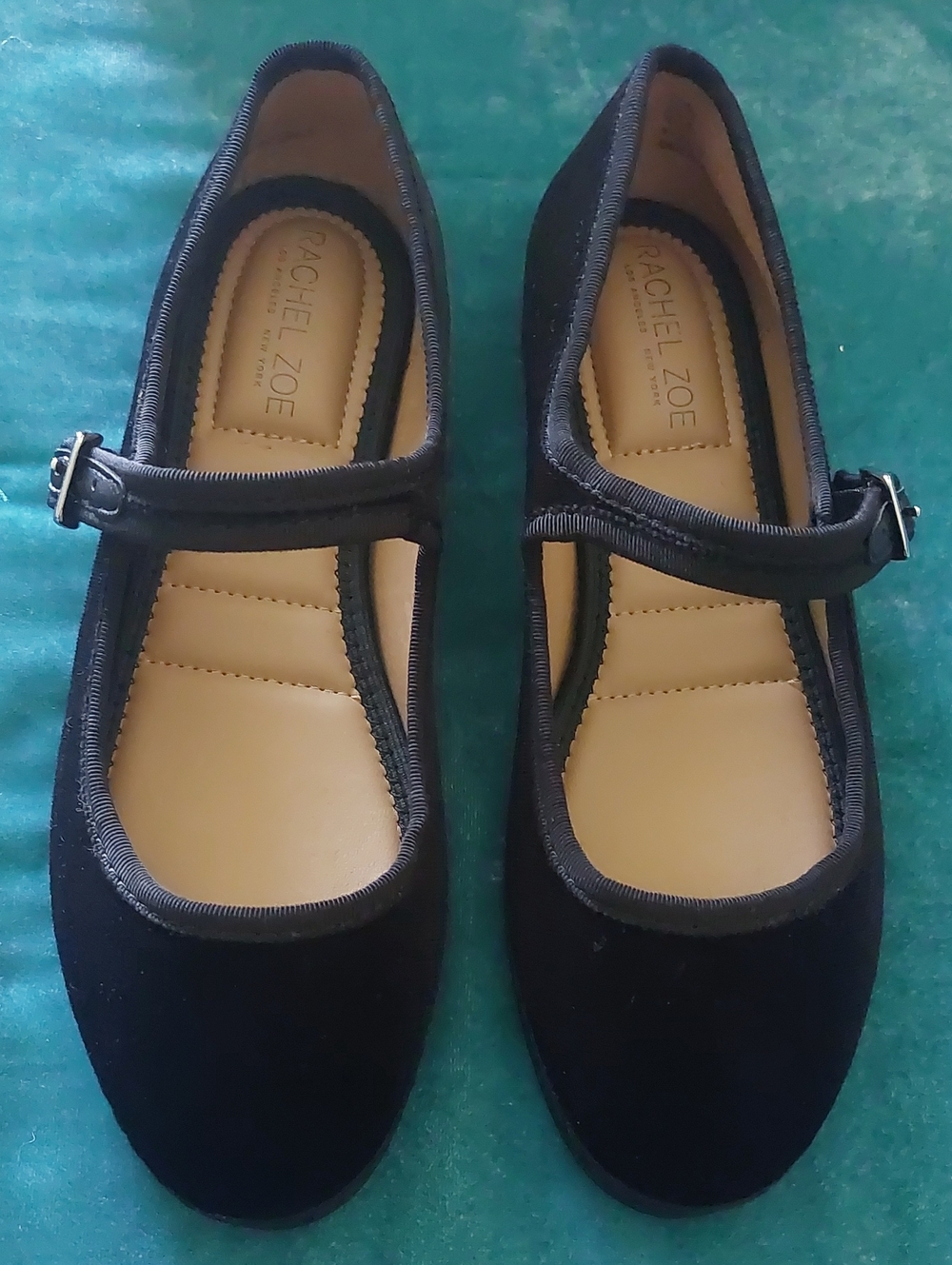 Rachel Zoe Velvet Maryjane Shoes